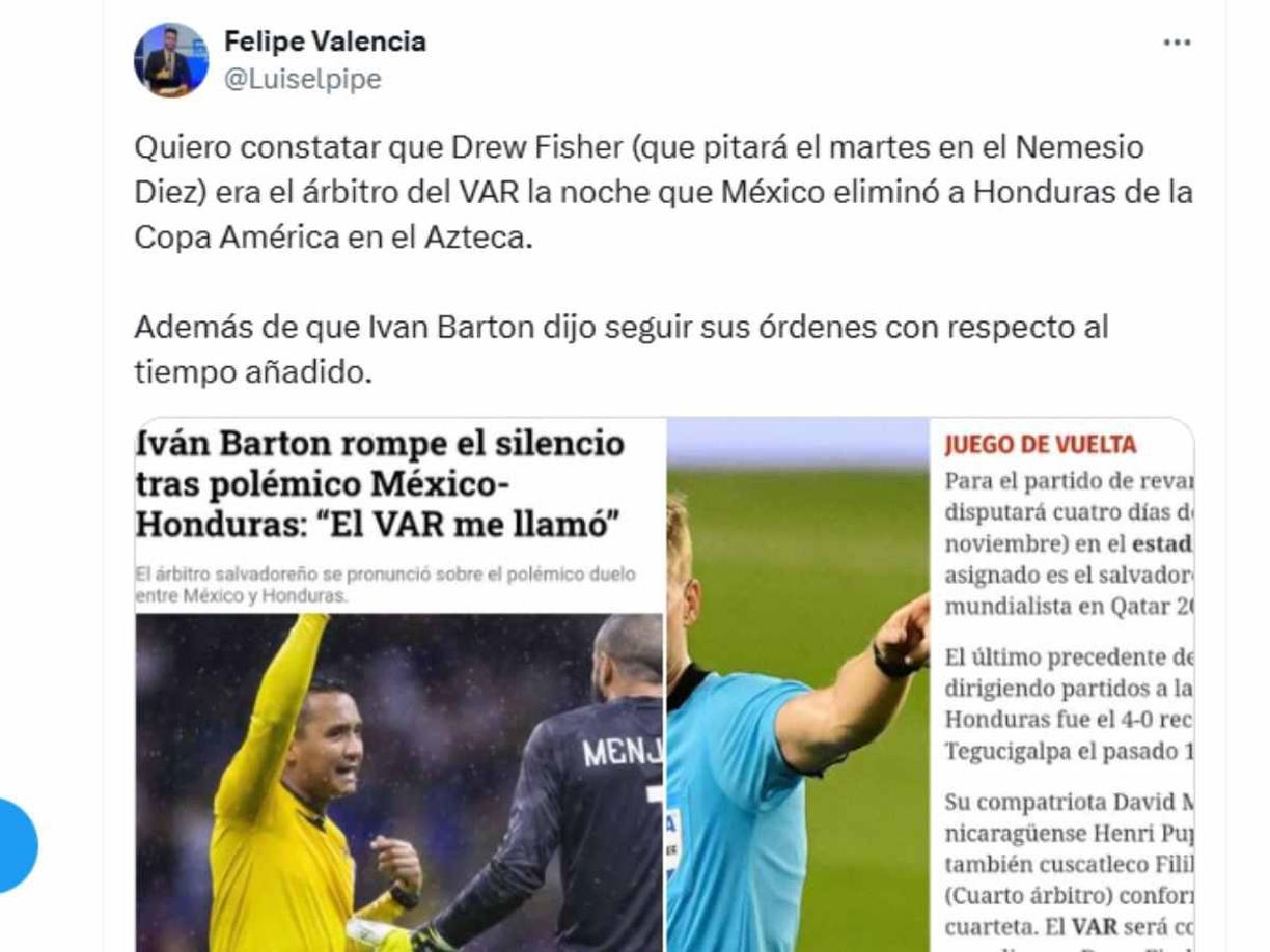 “No me cuadra esto”: Polémica por designación de Concacaf para el México - Honduras