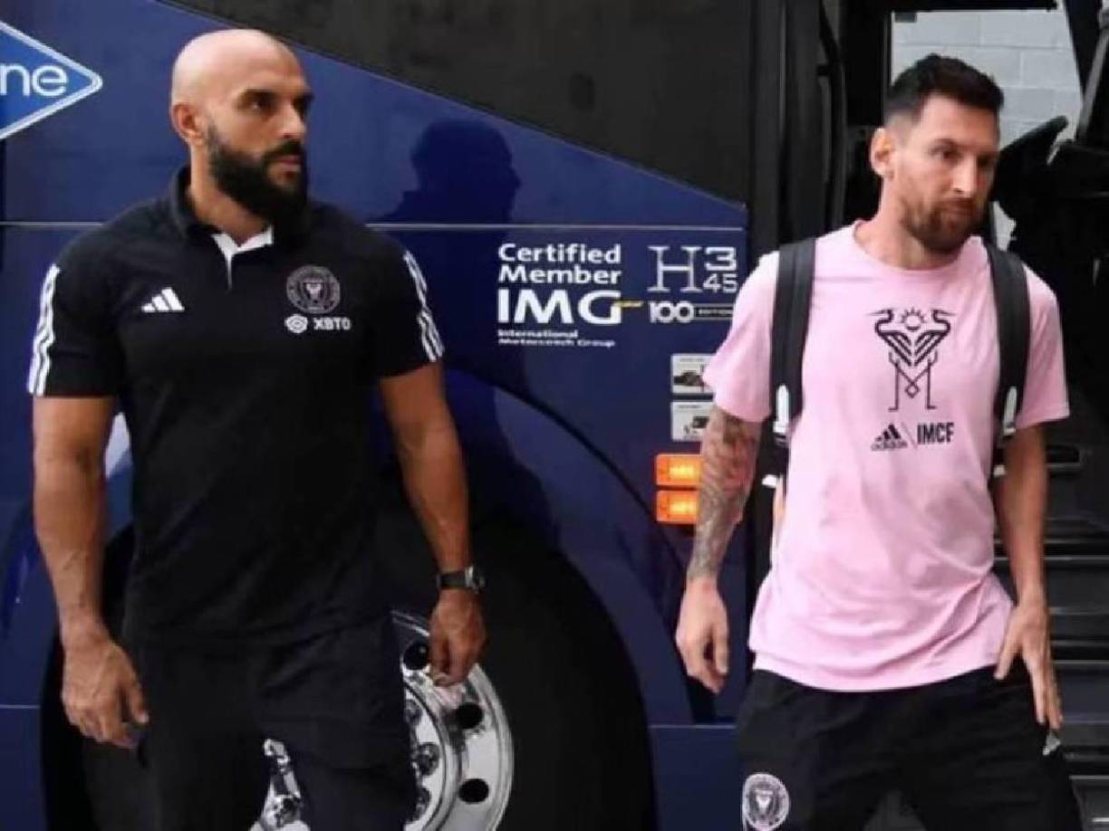 Cuando el futbolista aterrizó en Estados Unidos en 2023 para incorporarse al Inter Miami, el club le estableció máxima seguridad y contrató a Yassine Cheuko para que custodiara al argentino durante los partidos.
