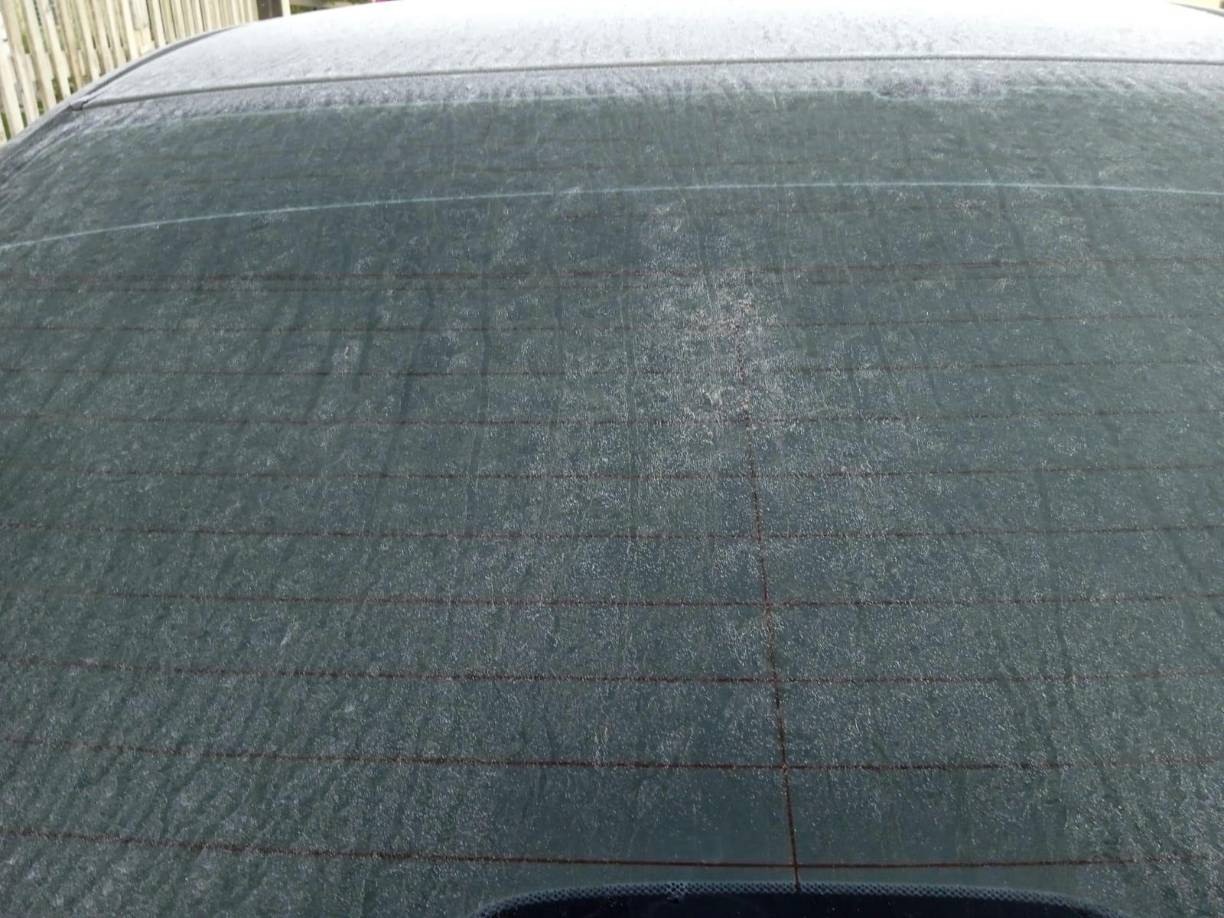 La Esperanza, Intibucá, amanece cubierta de hielo: Fotos