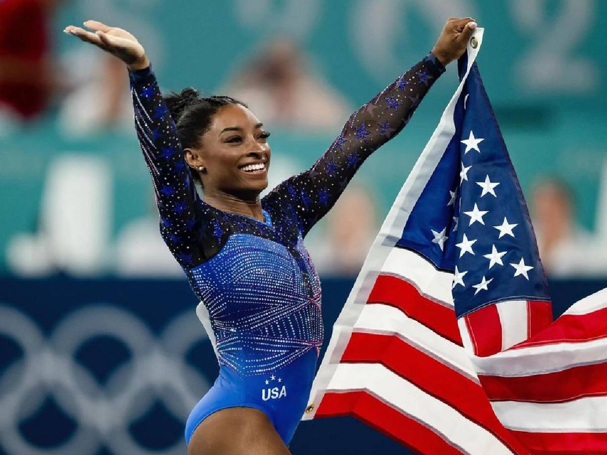 Biles fue una de las protagonistas en la reciente edición de los Juegos Olímpicos. Ganó cuatro medallas, tres de ellas de oro y una de plata.