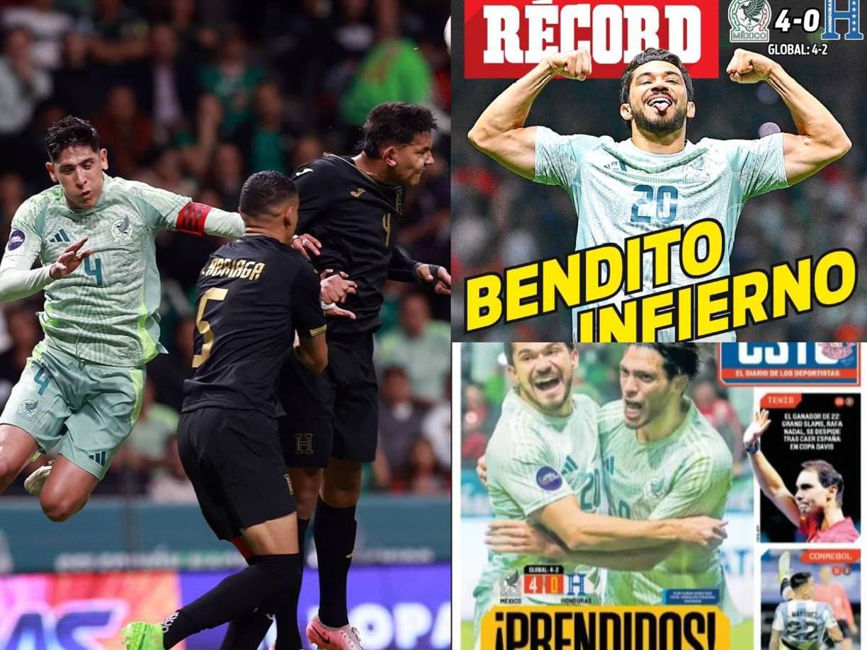 Las reacciones de la prensa mexicana tras la goleada 4-0 a Honduras en la Nations League.