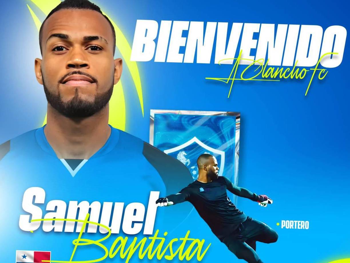 El portero panameño Samuel Junior Batista es nuevo jugador de los Potros del Olancho FC.