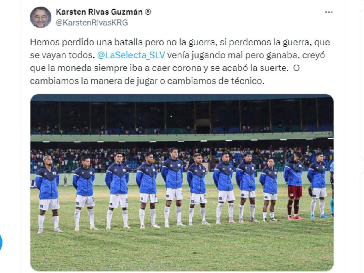 ”Hemos perdido una batalla, pero no la guerra”, un mensaje de optimismo de un periodista salvadoreño. 