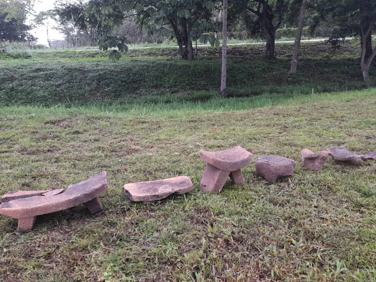 Las piezas arqueológicas serán entregadas al Instituto de Antropología e Historia, dijeron las autoridades. 