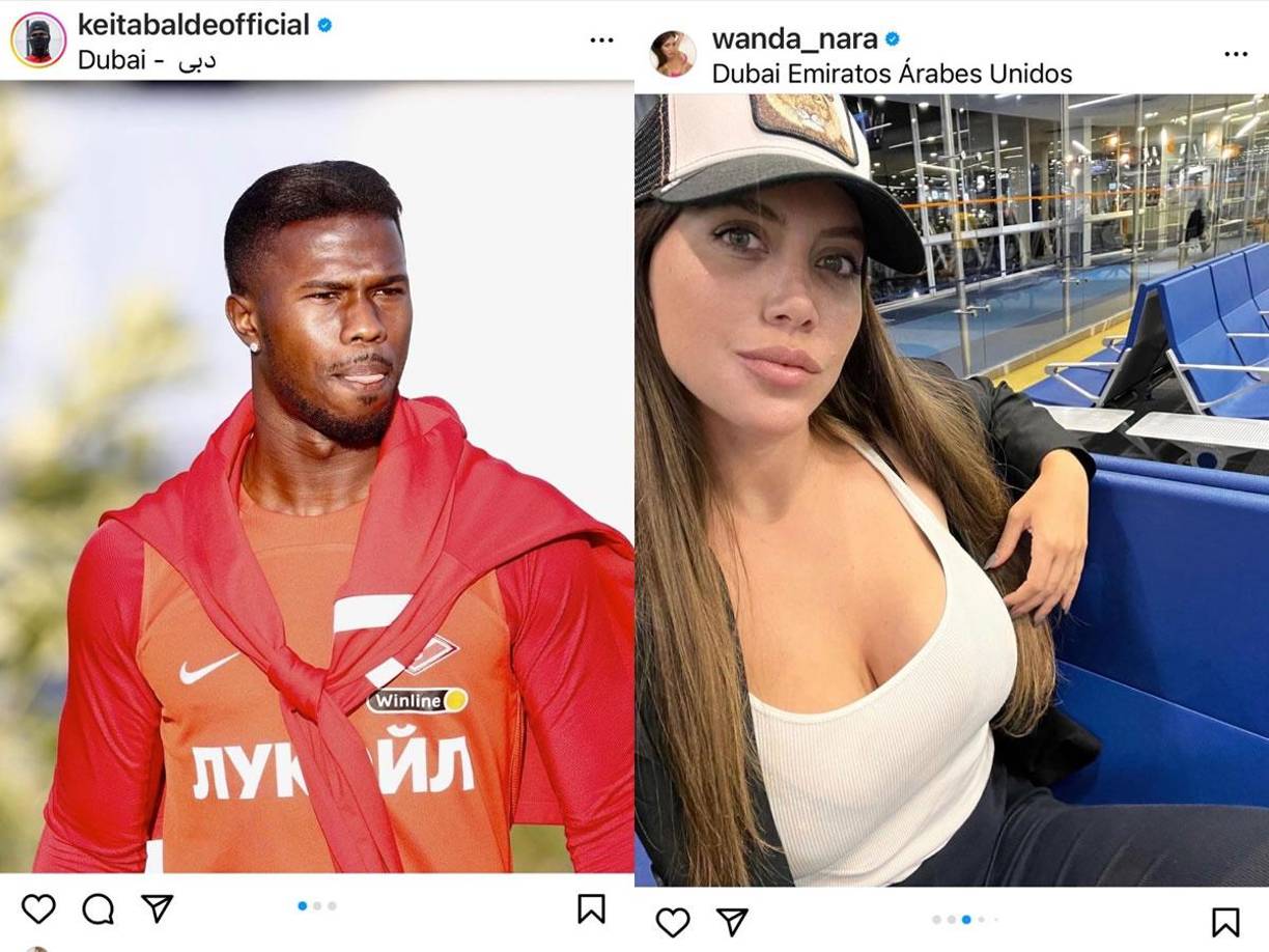 El pasado mes de enero de 2023 surgió un rumor que recorría el planeta: Wanda Nara tuvo un romance con Keita Baldé tras encontrarse en Dubái.