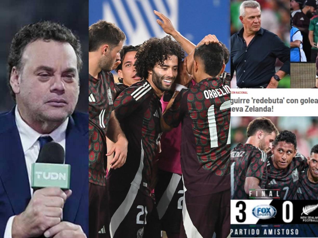 Las reacciones de los medios y periodistas mexicanos tras la goleada a Nueva Zelanda en el redebut de Javier Aguirre.