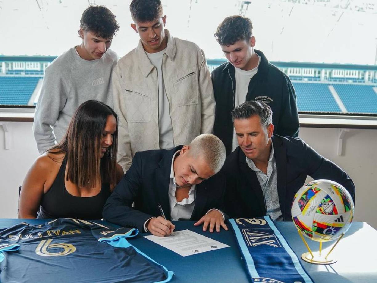 El pasado mayo, el Philadelphia Union hizo oficial la vinculación de Sullivan con un contrato profesional hasta 2028.