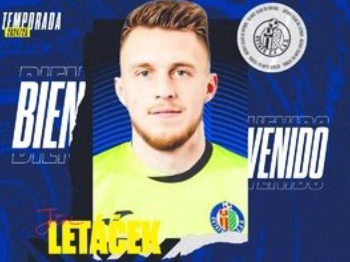El Getafe ha fichado al guardameta checo Jiri Letacek por 2.000.000 €. Firma hasta junio de 2028.