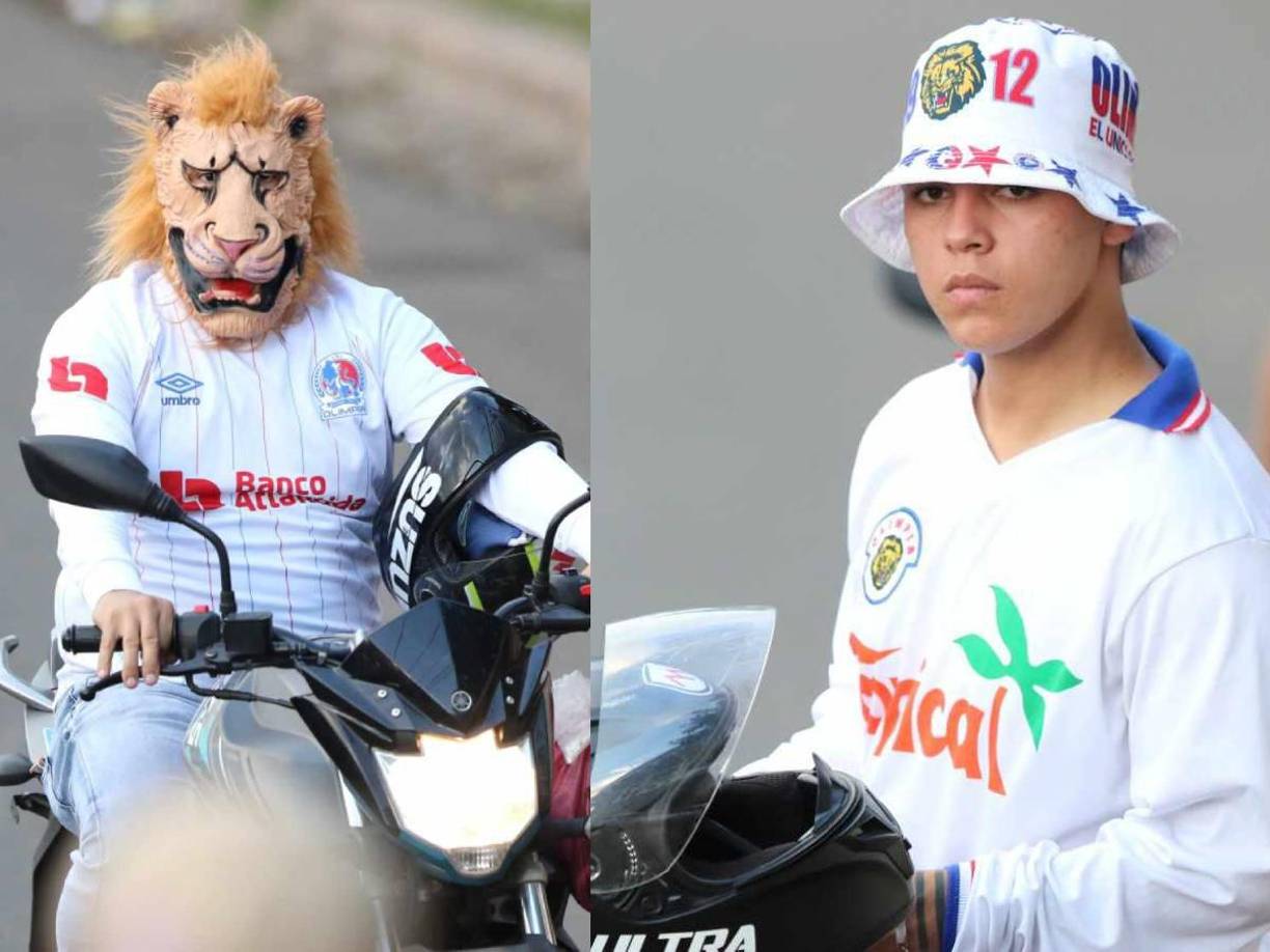 Los aficionados merengues y sus indumentarias para presenciar el bonito juego de las semifinales.