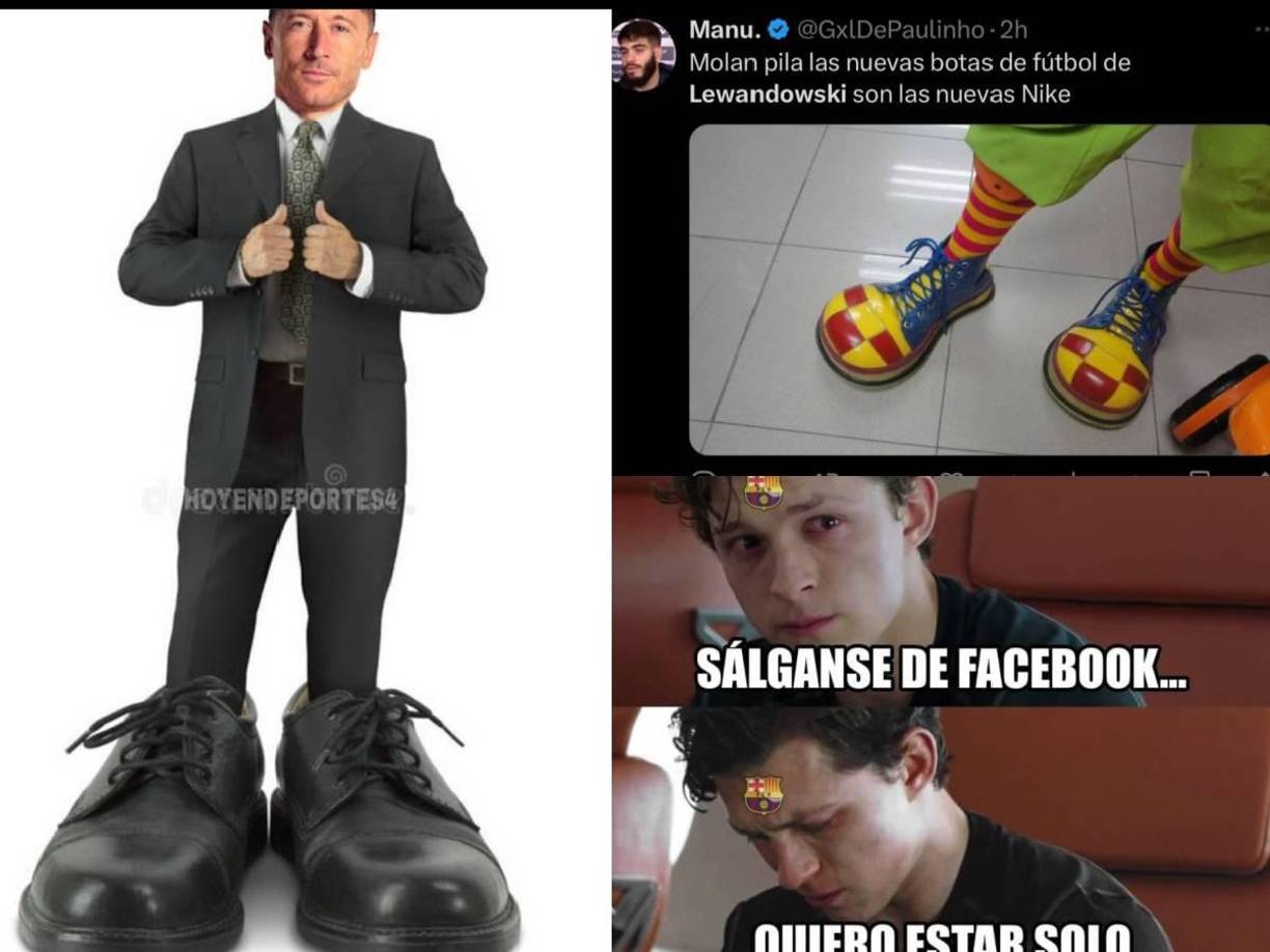 Barcelona cayó por la mínima ante Real Sociedad y el polémico gol anulado a Lewandowski fue protagonista de memes.
