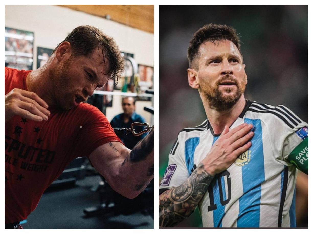 El boxeador mexicano Saúl “Canelo” Álvarez advirtió a la estrella de Argentina Lionel Messi.