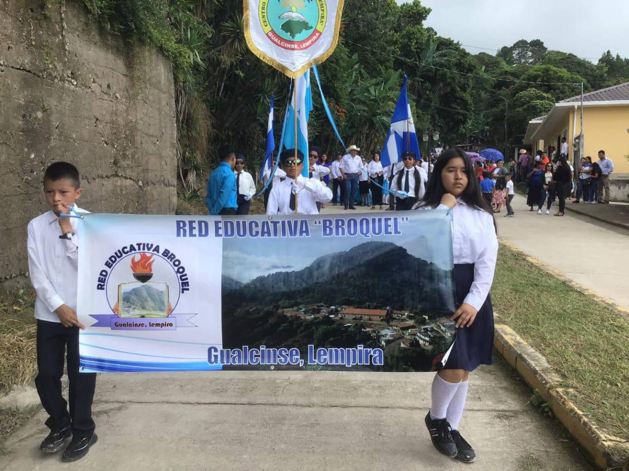 Los centros educativos participantes son: Rafaela Huete Rodríguez (Gualcinse), Nuevo Amanecer (Quesungual), Centro de Sabíduría (La Alondra), Rafael Pineda Ponce (Cacahual), María Elba García (Quelepa), Marco Tulio García Iglesias (San Marcos Mora), Otilio Bautista (Zosna), Centros integrados y Centro de Educación Básica Lempira.