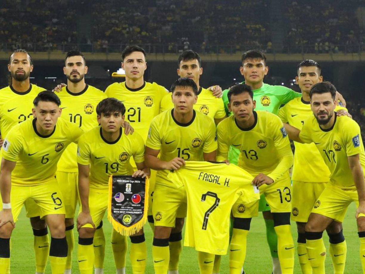 Selección Malasia: Otra escuadra que no estará en el Mundial de Norteamérica del 2026.