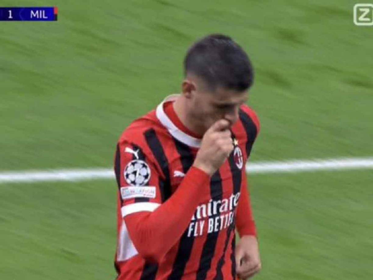 Morata silenció el estadio Santiago Bernbabéu con una polémica celebración .