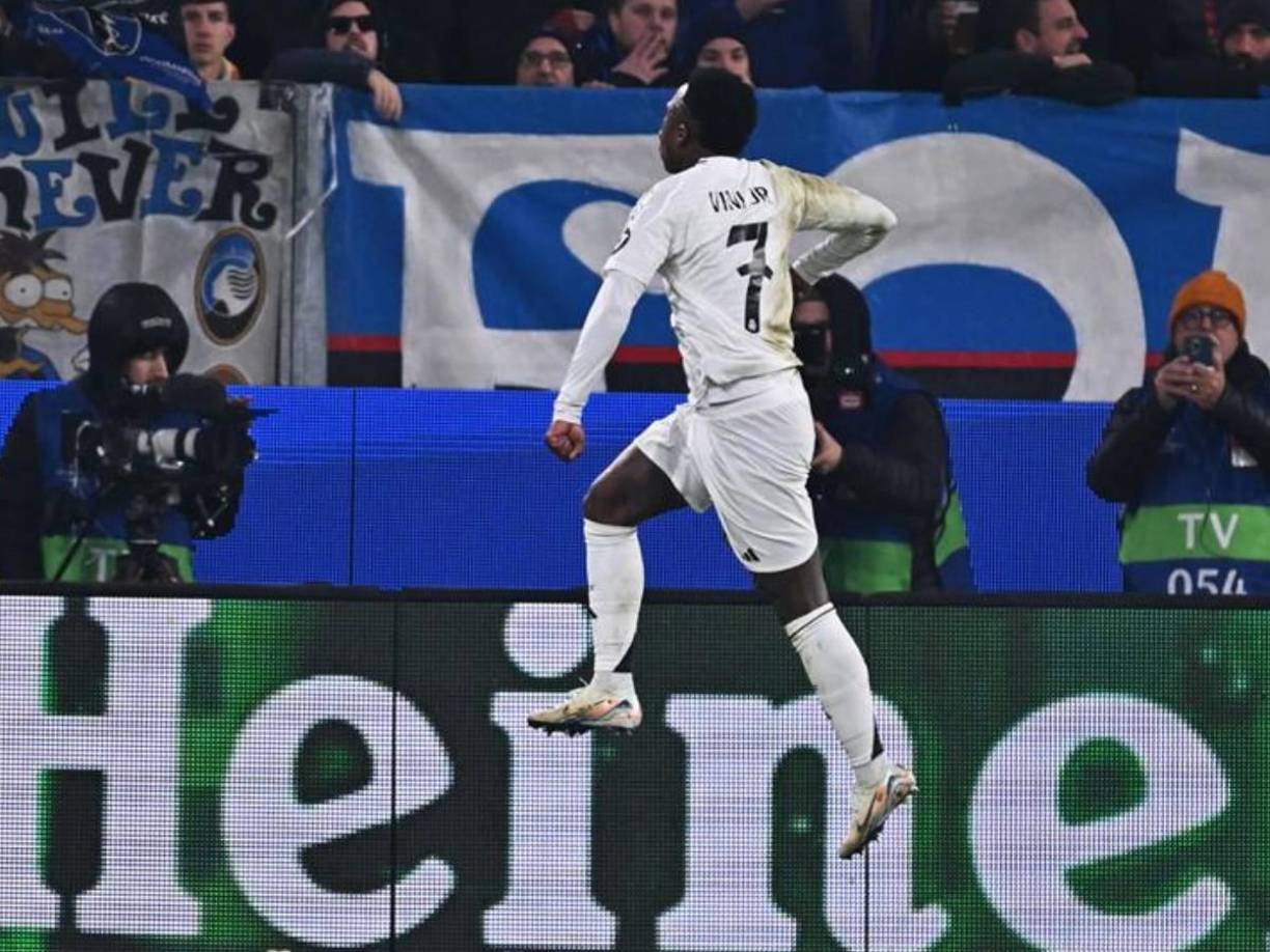 Vinicius está de regreso: Volvió y marcó uno de los goles en la victoria del Real Madrid ante Atalanta. 