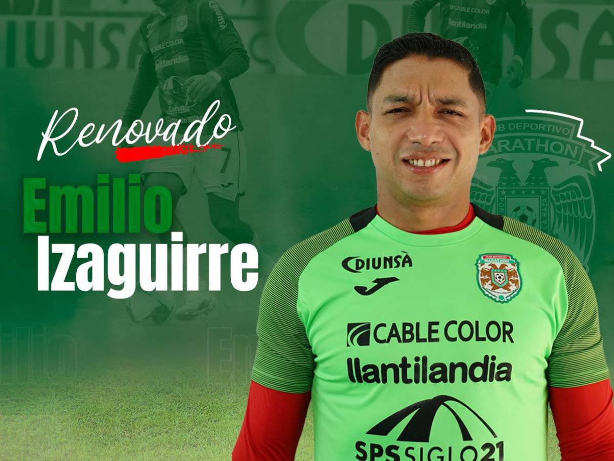 El Club Deportivo Marathón hizo oficial la renovación de Emilio Izaguirre. El zurdo firmó por un año con los verdes.