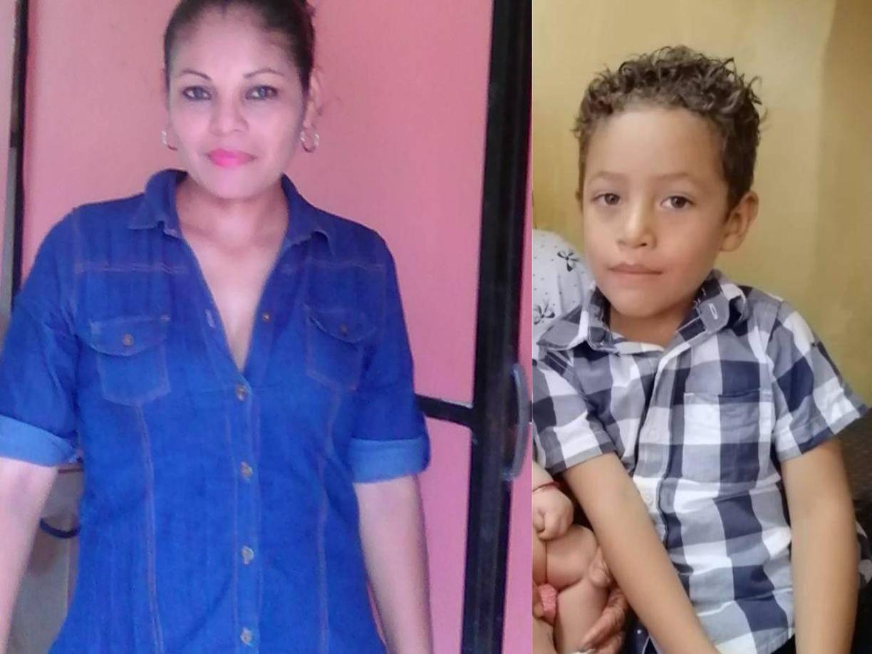 Dunia Arabelis Jiménez Aguilar y su hijo Eliel en una foto reciente de ambos.