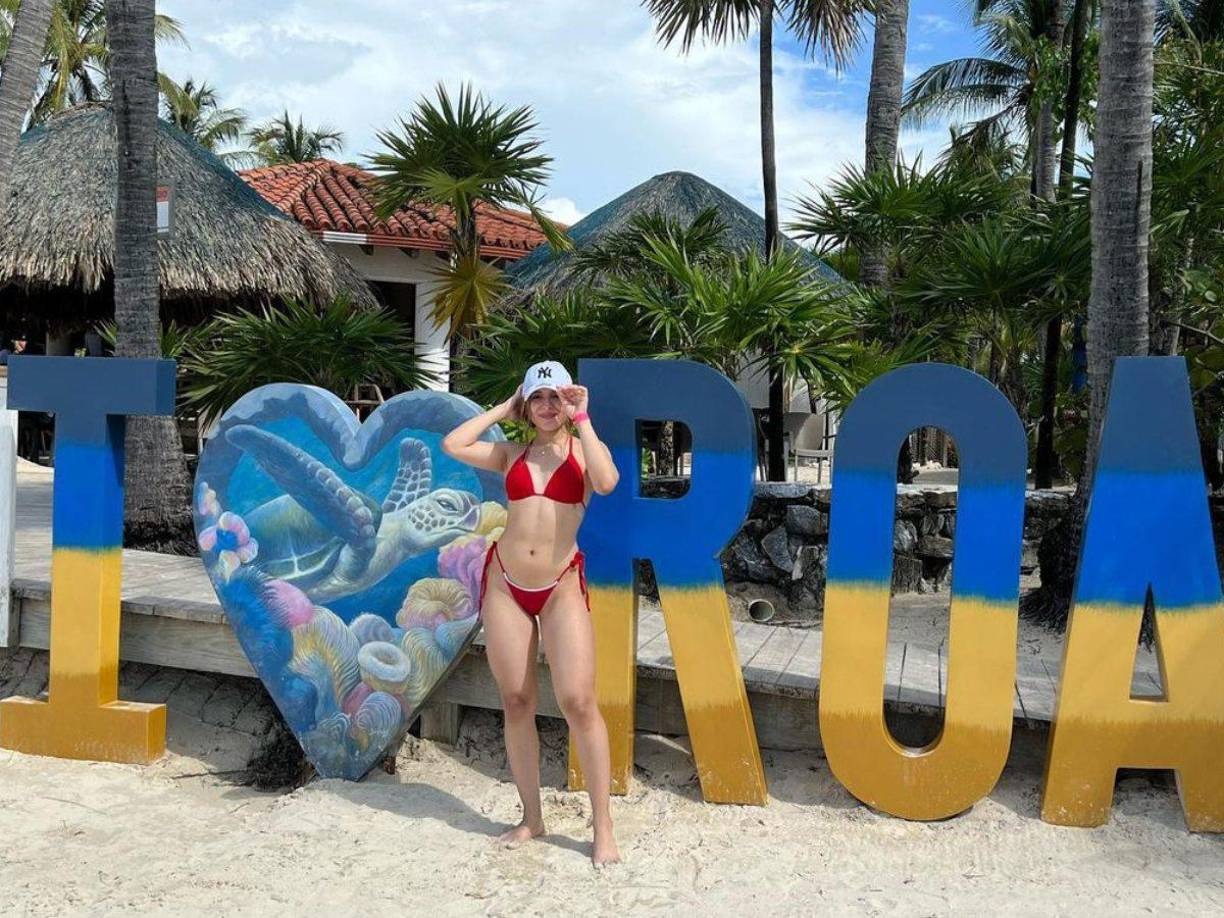 Uno de los viajes de Emily por Roatán.