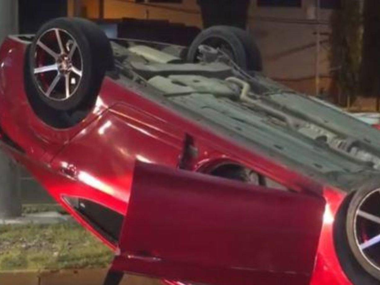 Elementos de la Dirección Nacional de Vialidad y Transporte (<b>DNVT</b>) acudieron a la escena.