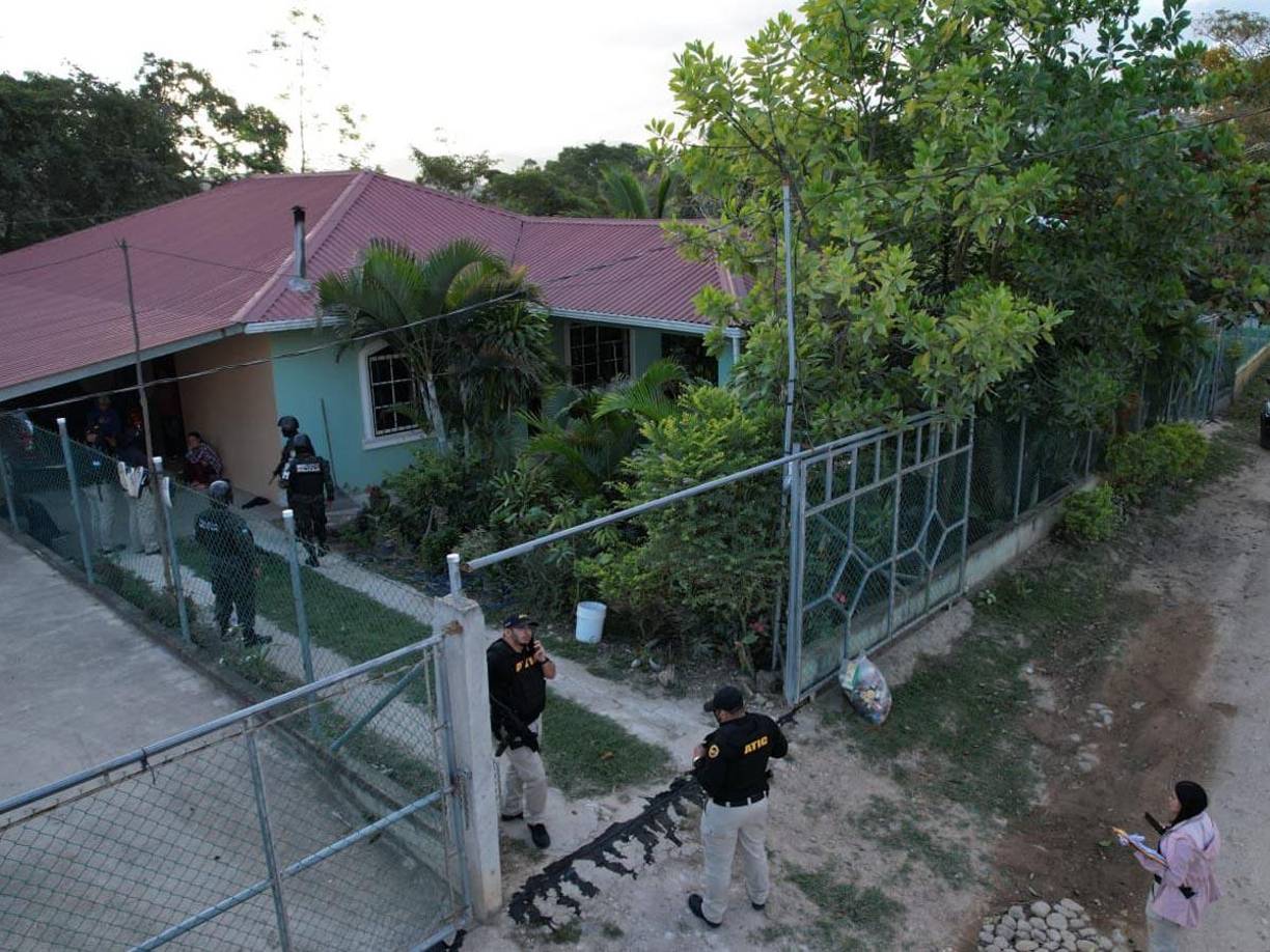 Imágenes del operativo contra cabecillas de la MS-13