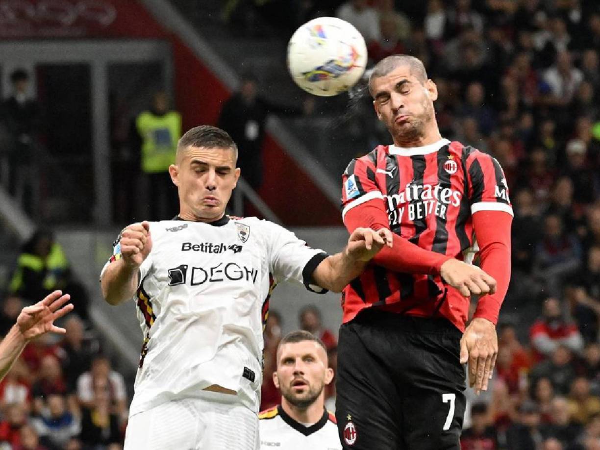 Equipo donde precisamente apareció en el partido contra el Lecce por la Serie con un radical cambio de imagen.