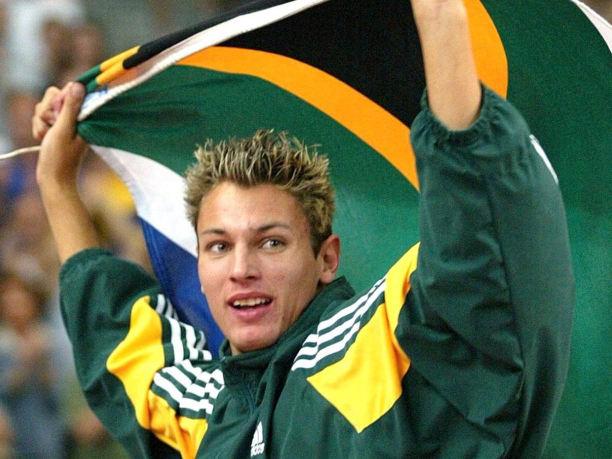 El exatleta, nacido en Gauteng, estaba ya retirado a sus 42 años de edad.