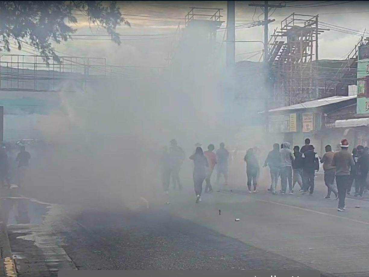 Supuestos integrantes de ambas barras se encontraron en las cercanías de la calle Real de Comayagüela y produjeron el terror durante varios minutos.