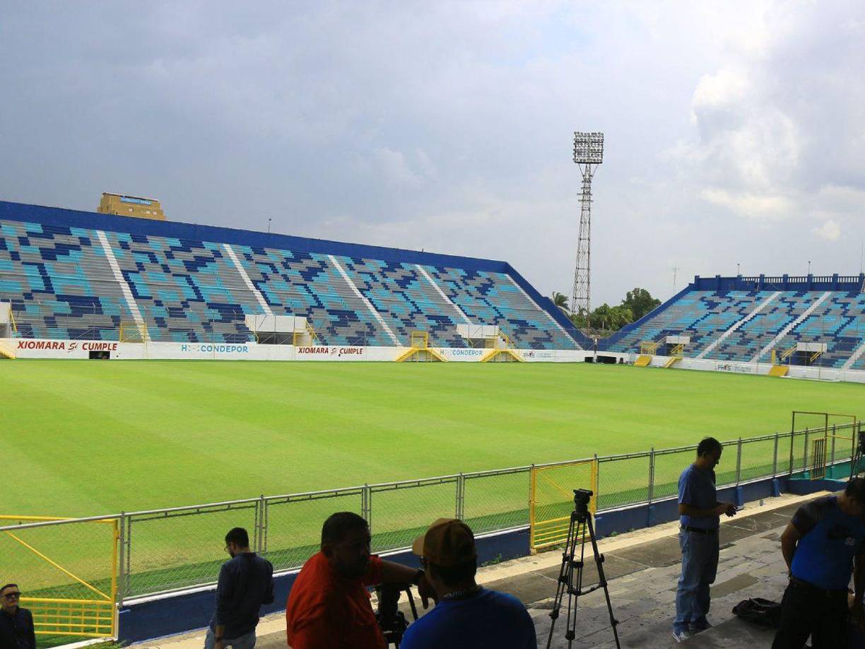 El Estadio Morazán está entre un 90% a un 95% de estar listo.