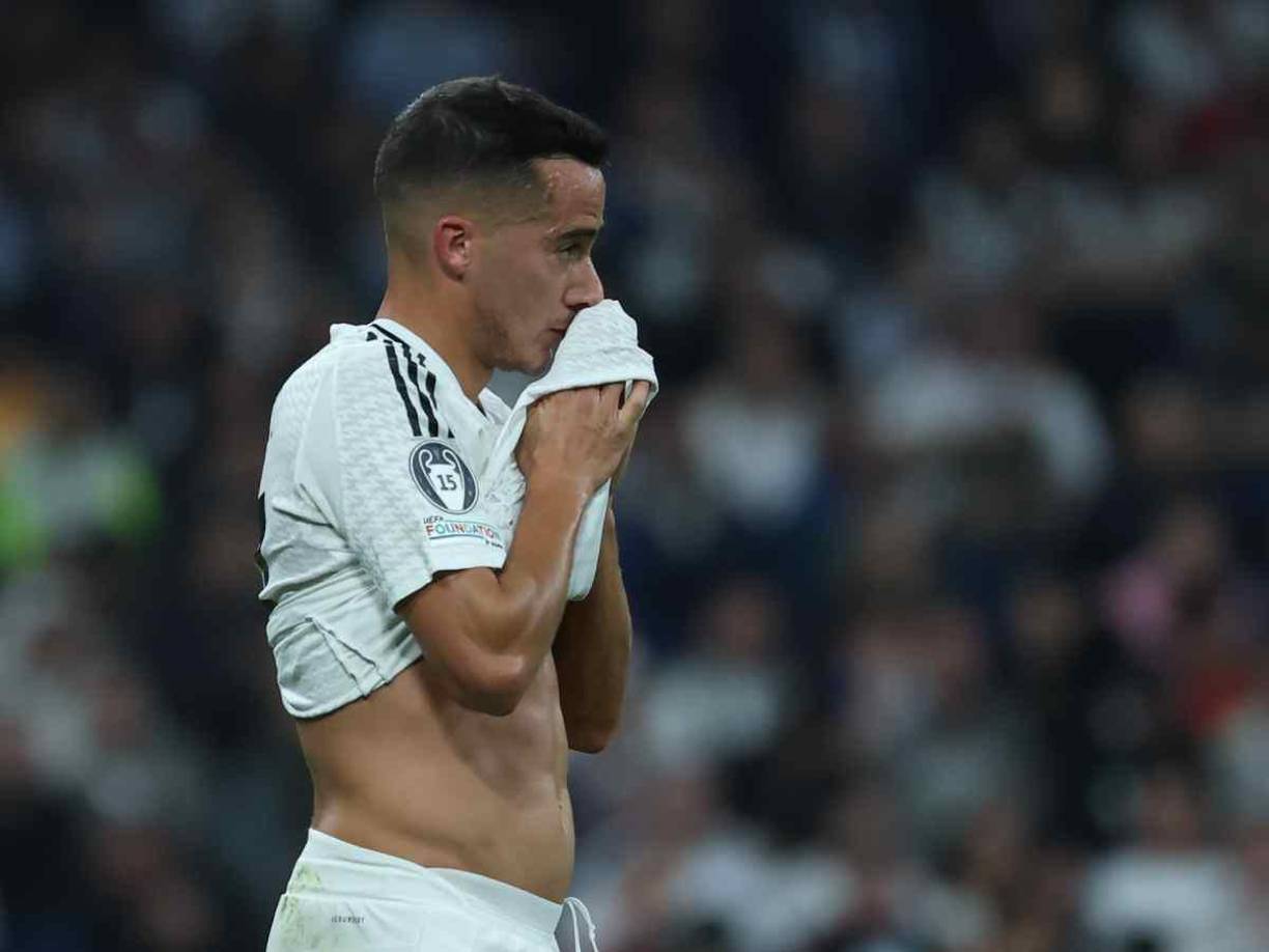 Lucas Vázquez sufrió como lateral por la banda derecha. 