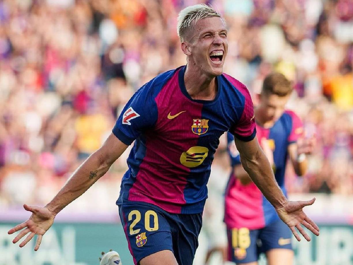 Dani Olmo, quien llegó como fichaje estrella en el mercado de verano, podría aparecer en el equipo titular del sábado. Olmo se lesionó ante Girona, pero tuvo participación en la goleada 4-1 del Barcelona ante el Bayern por la Champions.