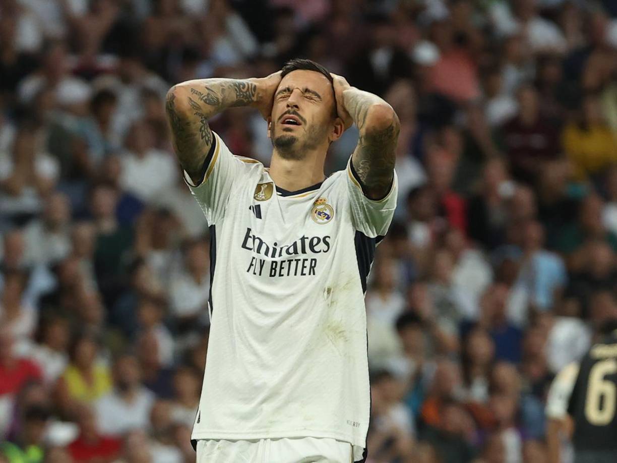 Joselu fue el centro-delantero del Real Madrid y tuvo varias ocasiones para anotar. 