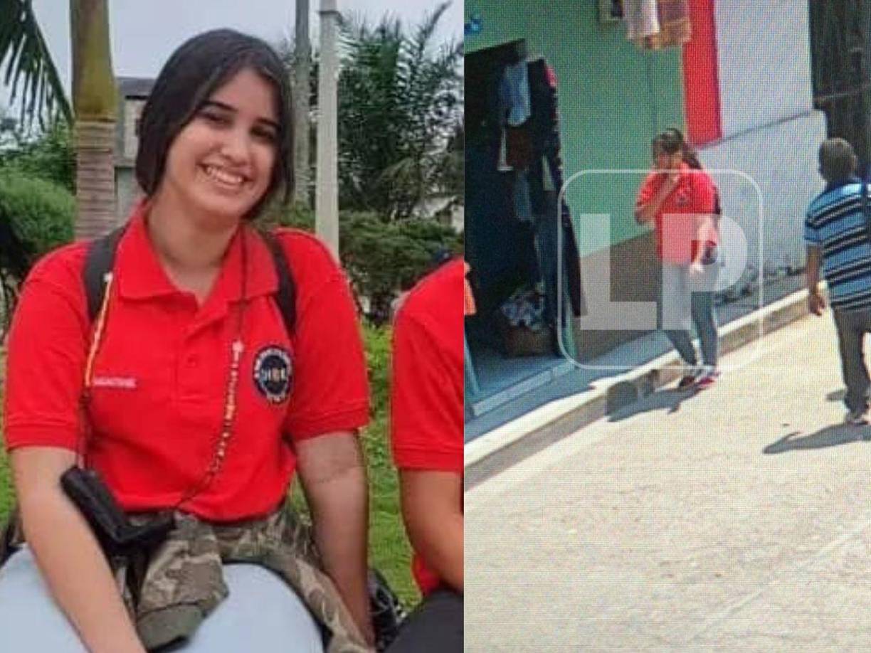 Hellen Abigail Sagastume Cruz de 16 años, estudia a distancia y desde el sábado por la tarde desapareció en San Luis, Santa Bárbara.
