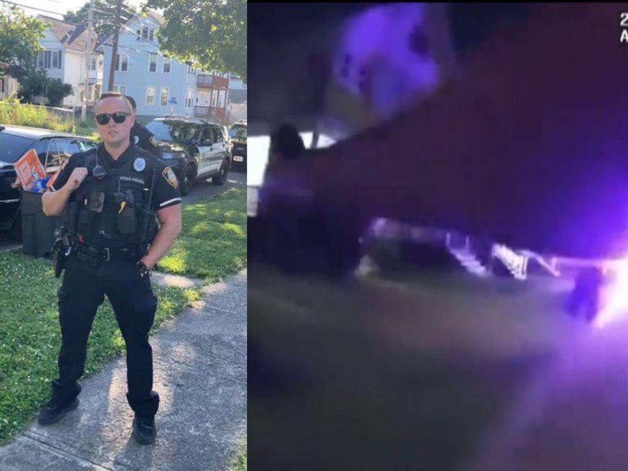 Un vídeo publicado el sábado por la noche muestra a uno de los policías del estado de Nueva York haciendo un disparo letal al menor.