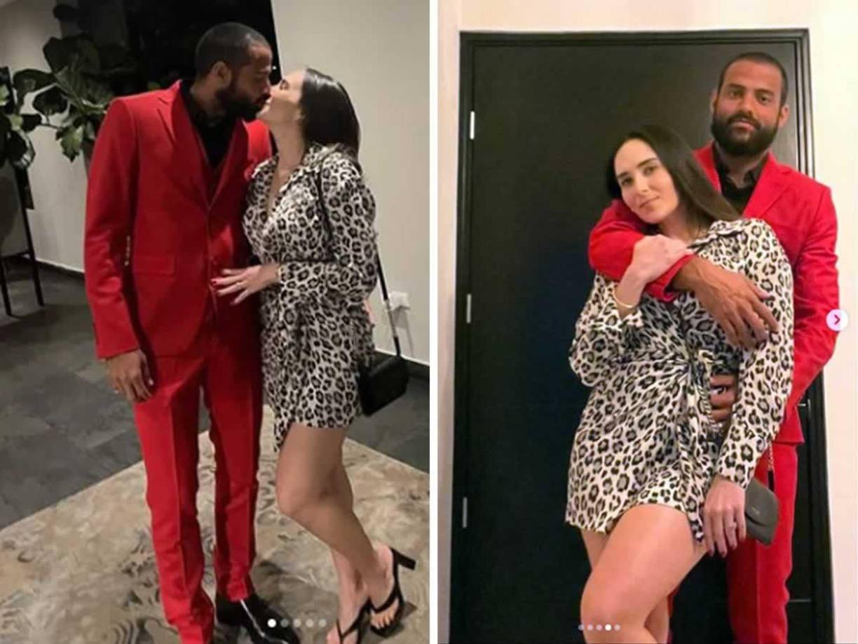 Edrick Menjívar - El portero del Olimpia y de la Selección de Honduras disfrutó del Día de San Valentín en compañía de su esposa Takashi McNab.