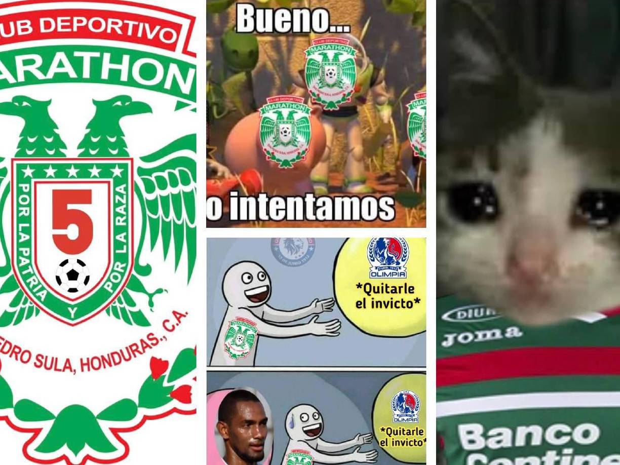 Olimpia recibió una goleada de 5-1 a Marathón en el Estadio Nacional Chelato Uclés y estos fueron los memes que dejó la paliza por la penúltima jornada del Apertura 2023. 