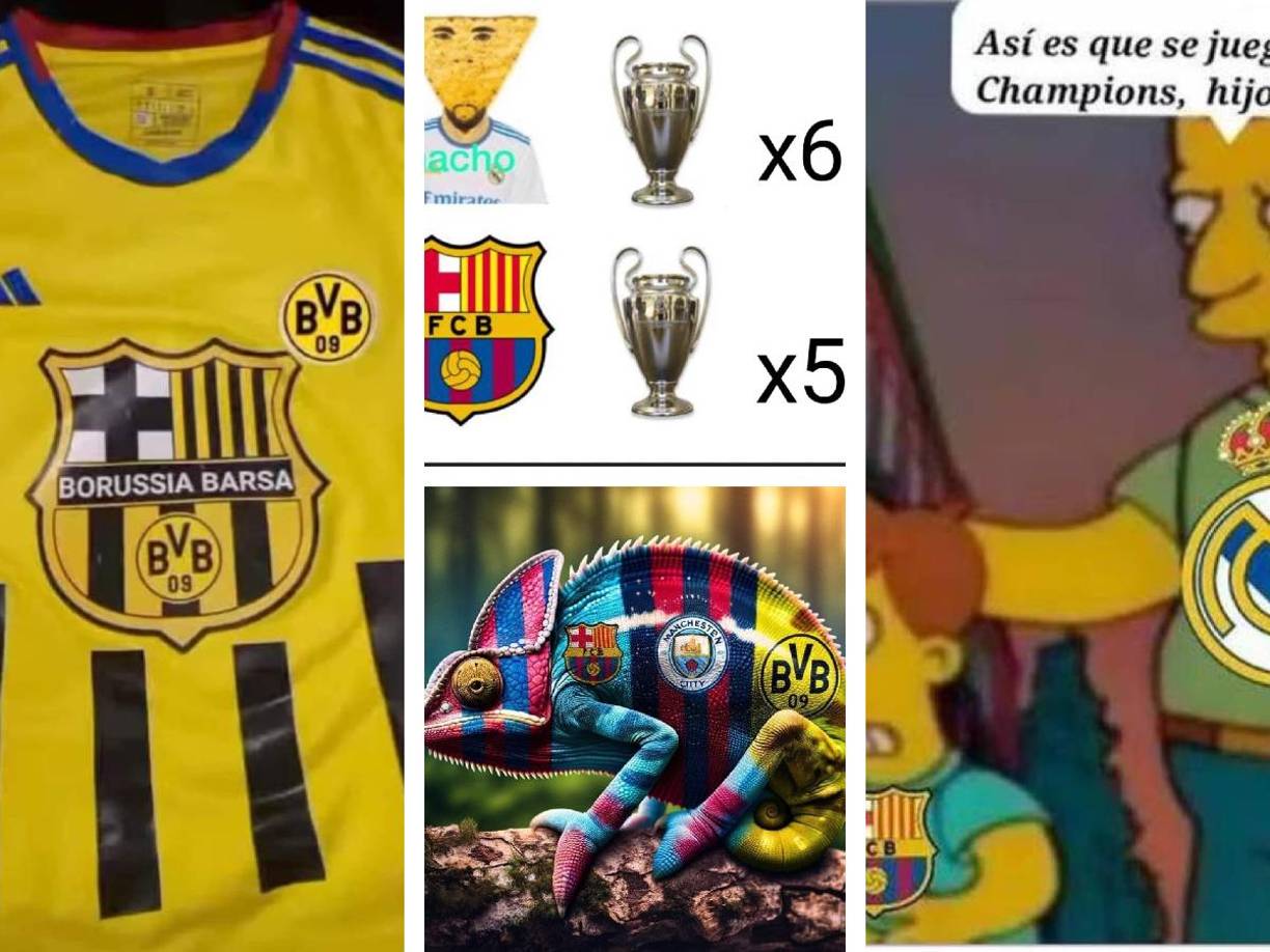  Real Madrid derrotó 2-0 al Dortmund en la final de la Champions League y sumó la 15 en su historia. Barcelona fue protagonista de los jocosos memes.