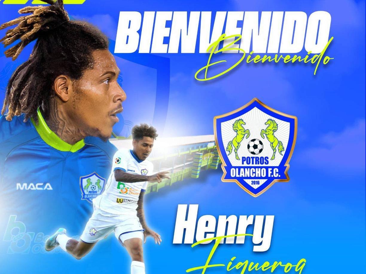 El defensa hondureño Henry Figueroa, de 31 años, regresa al fútbol después de cumplir una larga sanción y ha sido anunciado como nuevo fichaje de los Potros del Olancho FC de la Liga Nacional de Honduras.