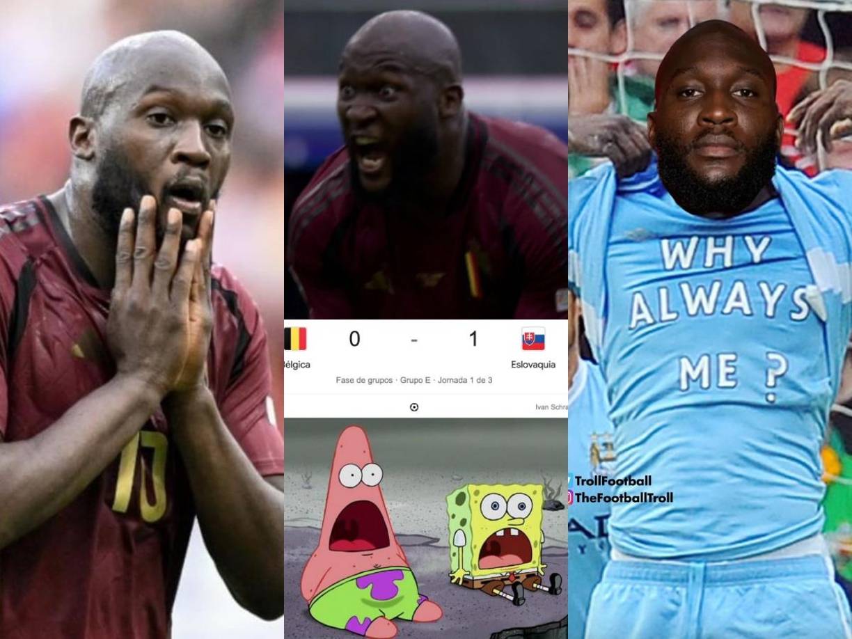 Los divertidos memes de la derrota de Bélgica ante Eslovaquia y que tienen a Lukaku como protagonista. 