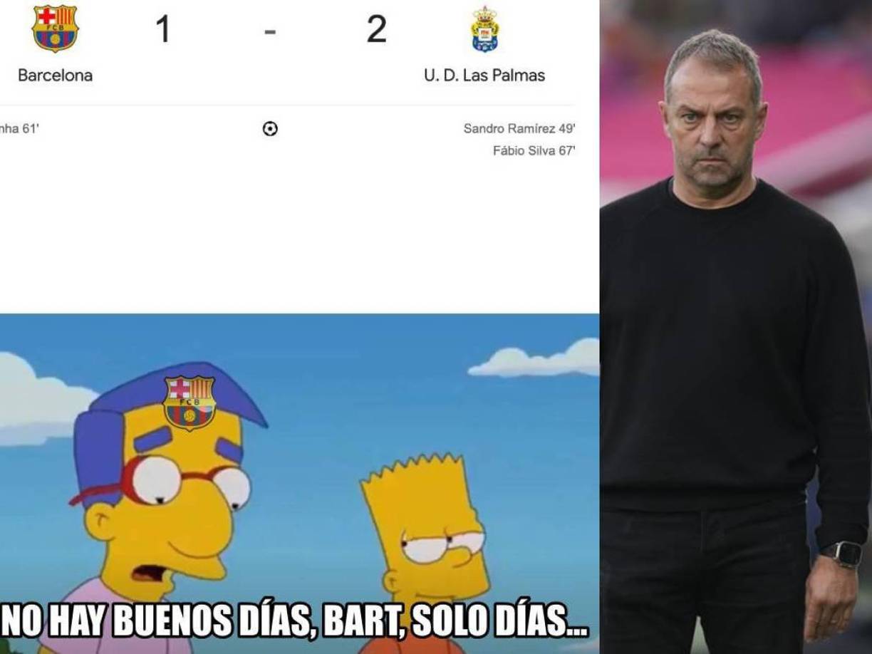 Barcelona desata burlas: los memes de la sorpresiva derrota en LaLiga