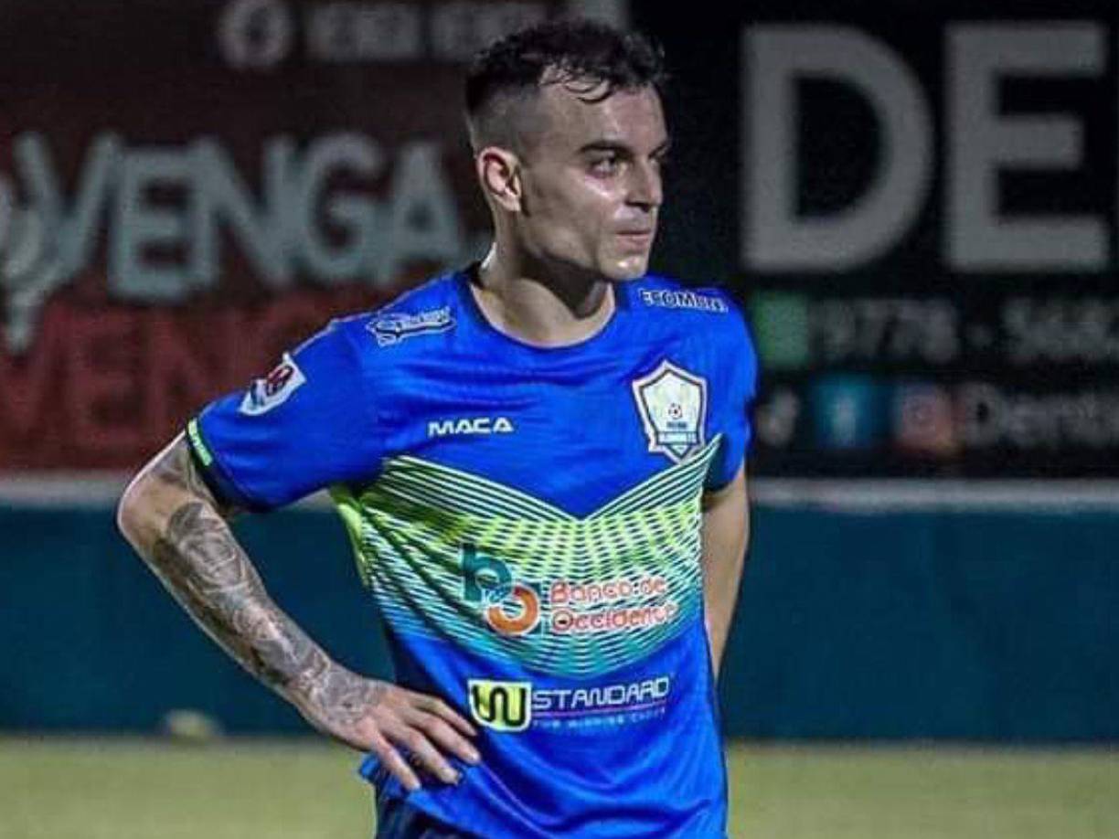 El delantero argentino Brian Visser podría ser dado de baja en los Potros del Olancho FC .