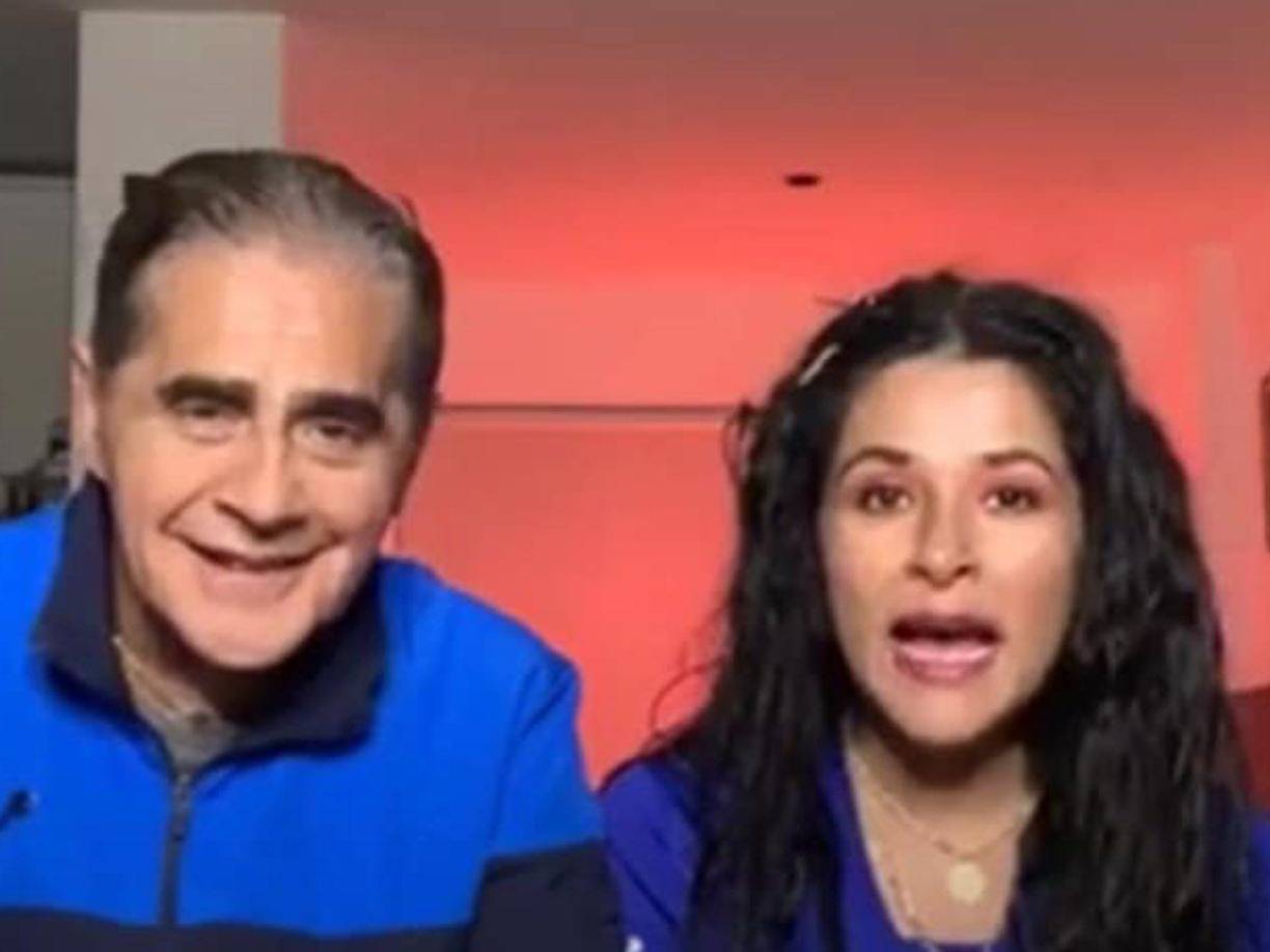 El matrimonio luce muy feliz y lo demuestran en las imágenes.