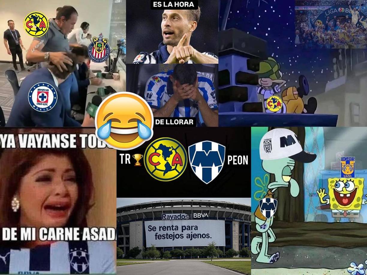Los mejores memes que dejó el tricampeonato del América en la Liga MX tras ganarle al Monterrey que sufre las burlas en redes sociales.