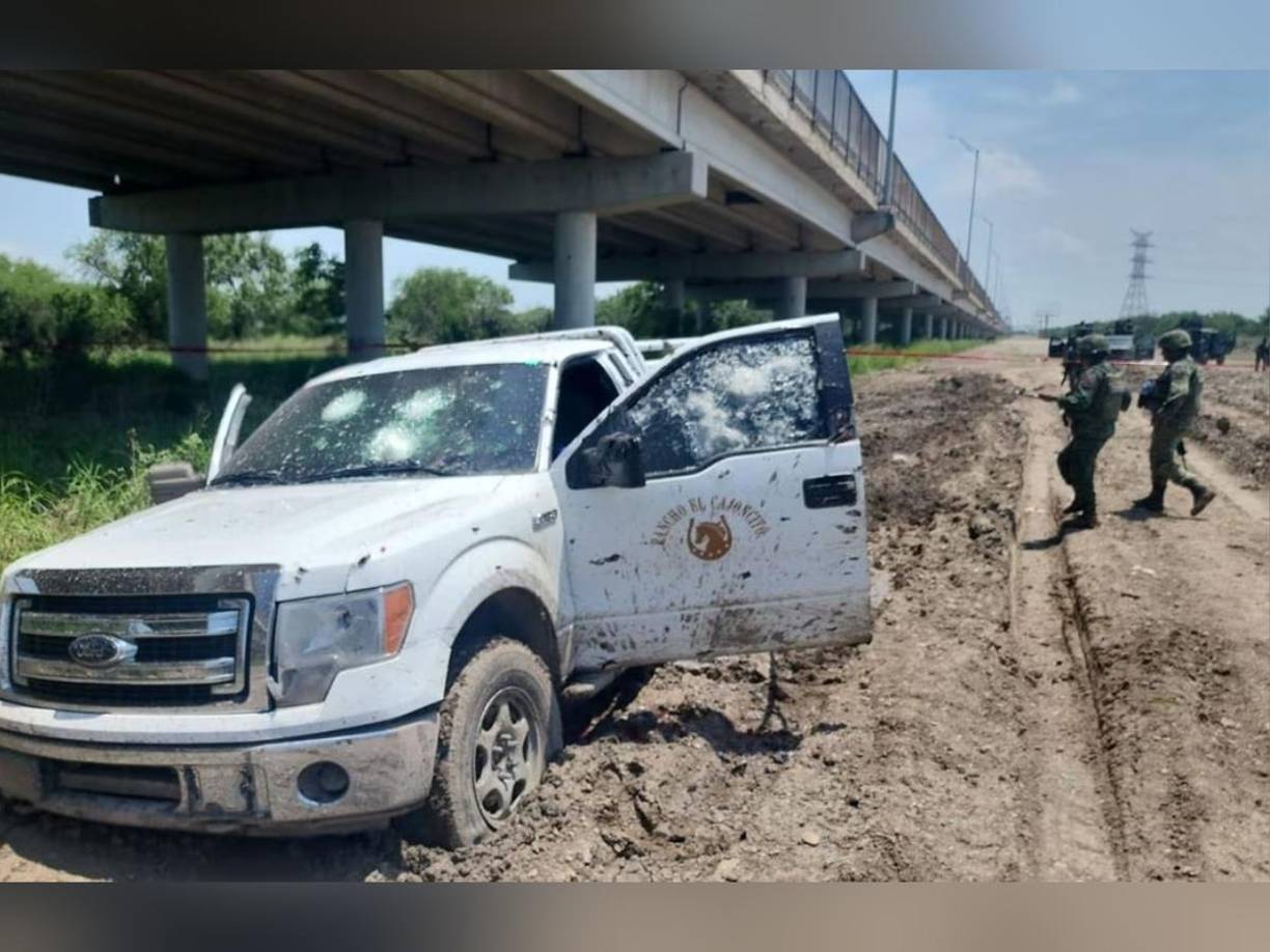 Durante un enfrentamiento en las cercanías del Puente Internacional Reynosa-Pharr, elementos del Ejército Mexicano abatieron a tres civiles armados.