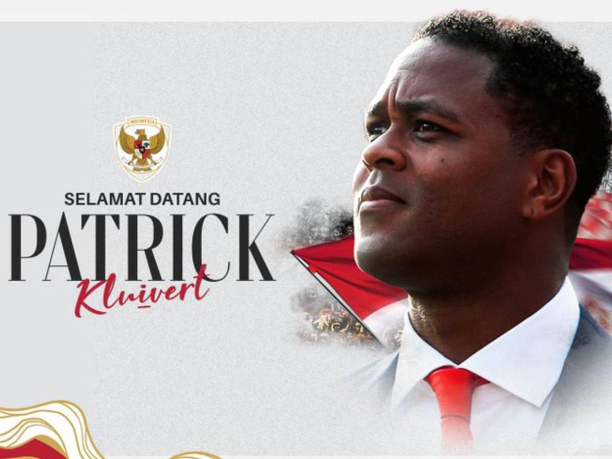 Patrick Kluivert fue presentado como nuevo DT de la Selección de Indonesia: firmó hasta 2027 con opción a prórroga. 