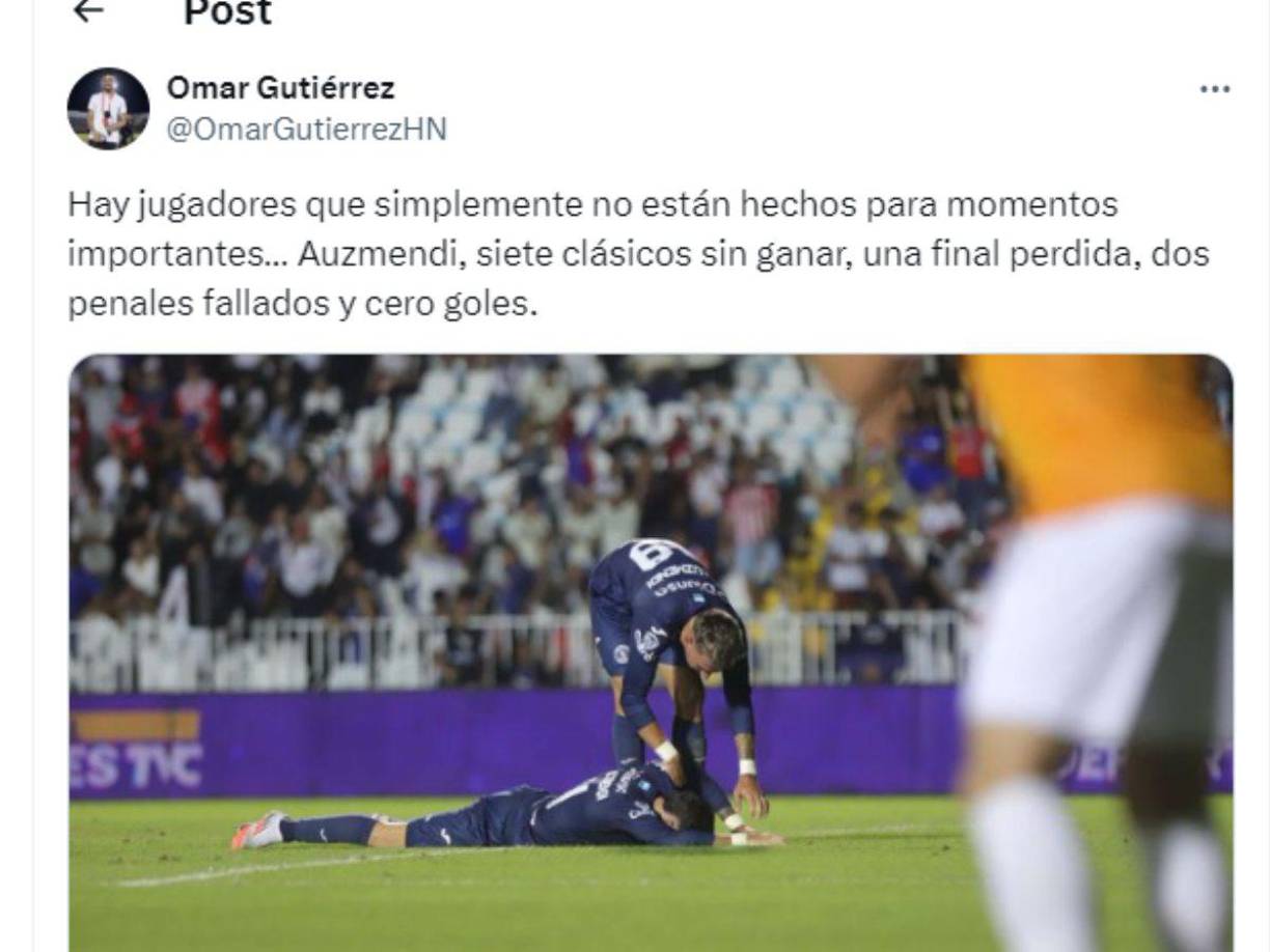 ”Hay jugadores que simplemente no están hechos para momentos importantes”, indicó el periodista Omar Gutiérrez.