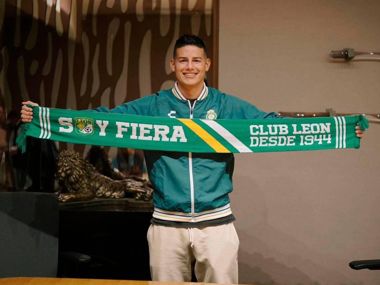 James Rodríguez fue anunciado de forma oficial como flamante fichaje del León de México tras su paso por el Rayo Vallecano de España. 