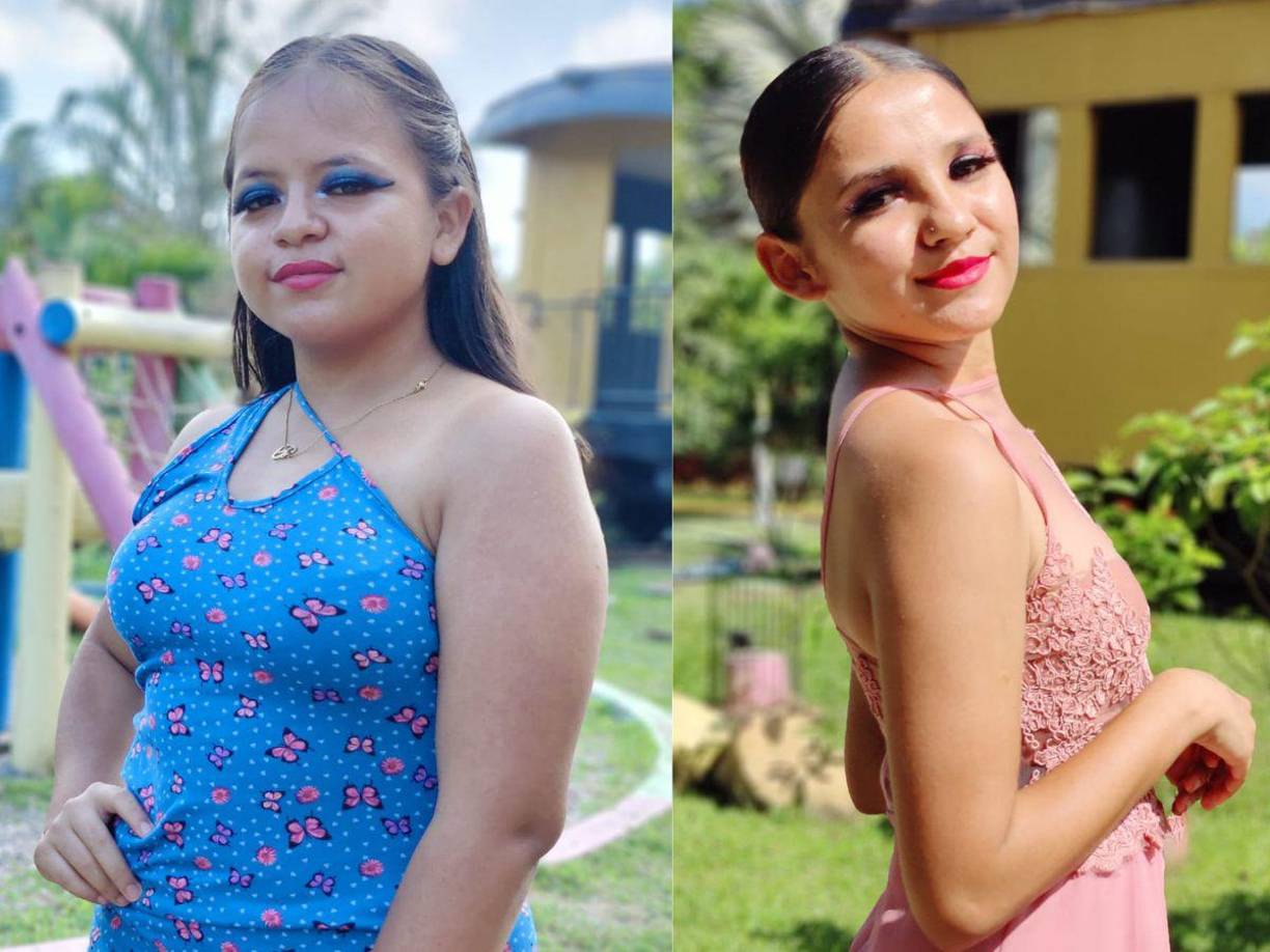 Ellas son las hermosas aspirantes a la corona de la Feria Patronal de Agua Blanca Sur, El Progreso. 