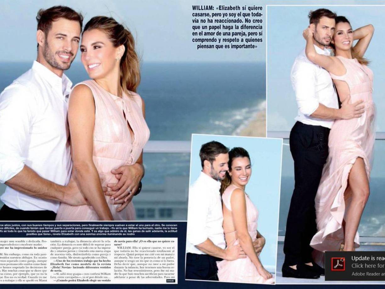 Durante casi dos décadas, William Levy y Elizabeth Gutiérrez han tenido una relación con varios altibajos. 