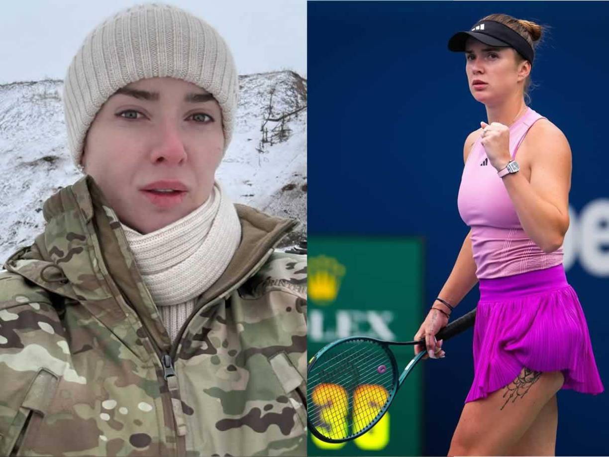 La reconcida tenista ucraniana Elina Svitolina aprovechó el parón de Navidad y la temporada baja para volver a su país a apoyar al ejercito de Ucrania en la guerra contra Rusia.