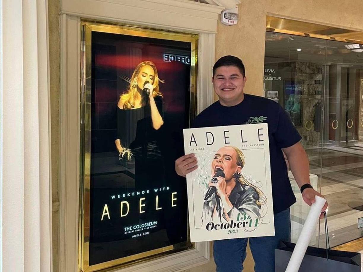 En sus redes sociales, Kevin Salgado ha demostrado que es mega fanático de la cantante Adele. 